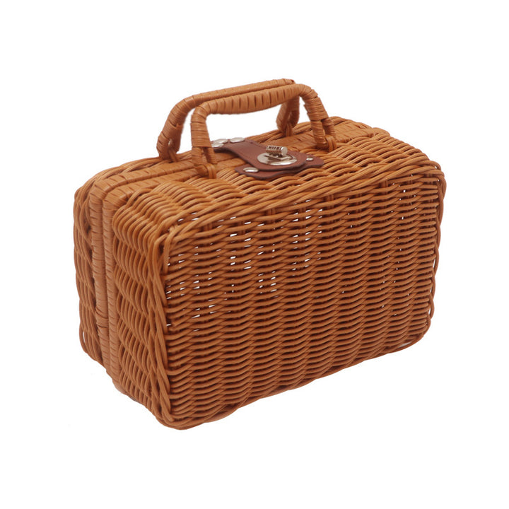 Handcrafted Woven Picnic Basket Bowlift 1787892945
