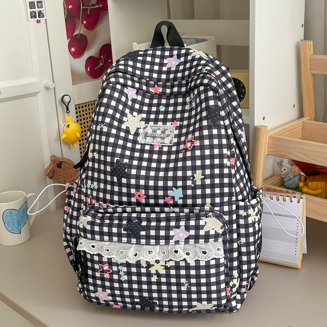 Cute Illustrated Casual Backpack Bowlift