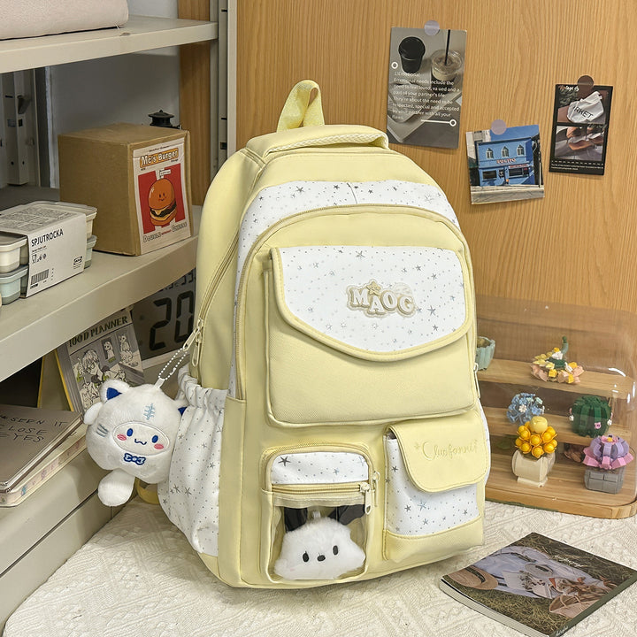 Decorative Plush Character Backpack Bowlift