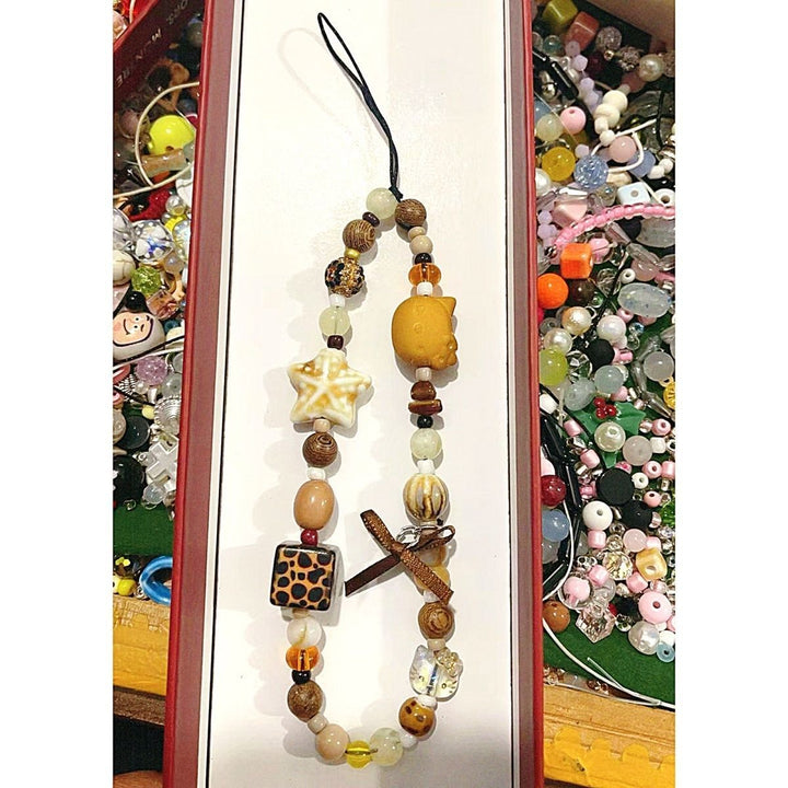 Decorative Beaded Charm Lanyard Bowlift 1790136029