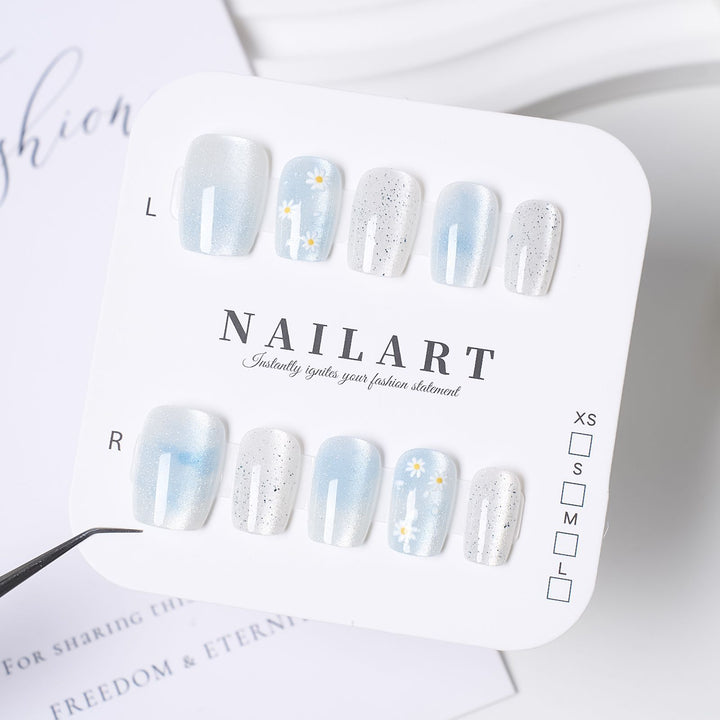 Stylish Bow-Embellished Press-On Nails Bowlift