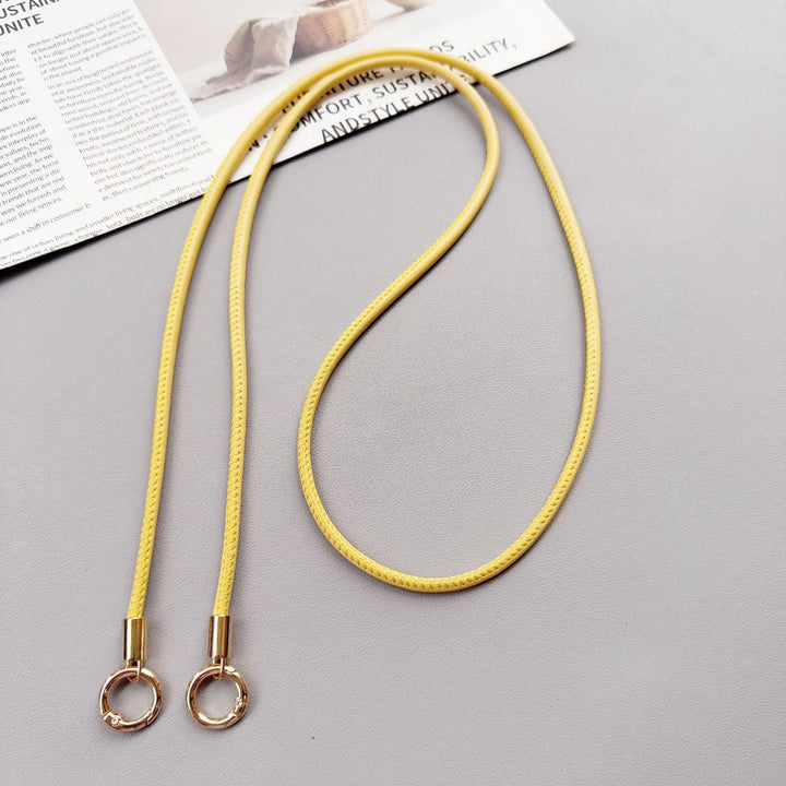Premium Faux Leather Lanyard Bowlift