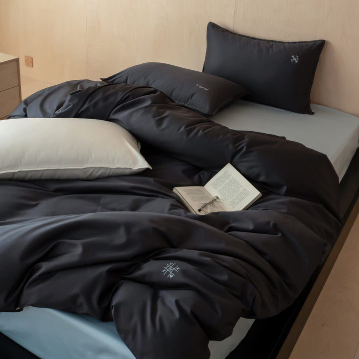 Luxury Silky Satin Duvet Cover and Pillowcase Set
