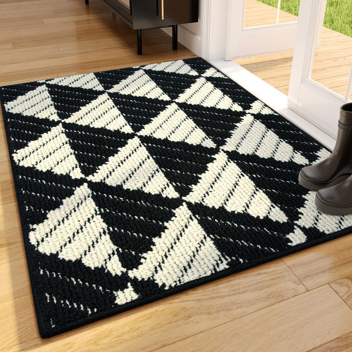 Geometric Patterned Entrance Mat
