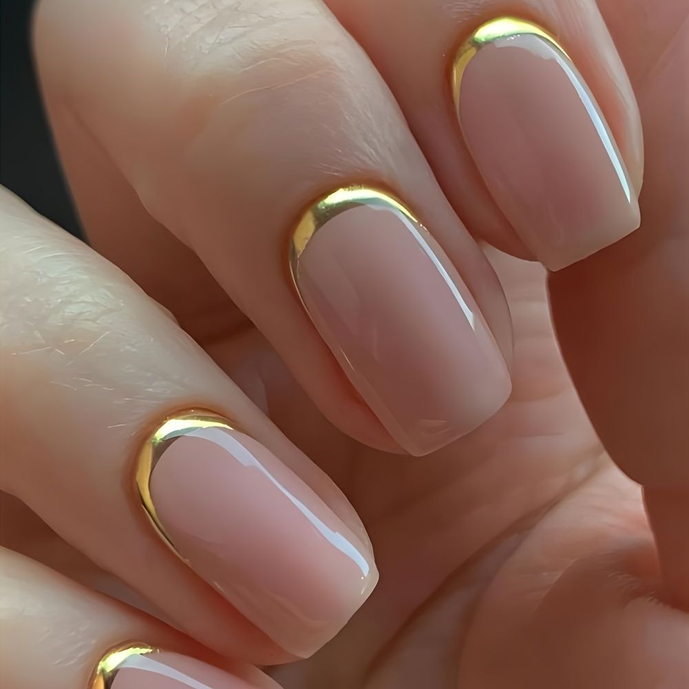 Modern Dip Powder Nail Art Bowlift