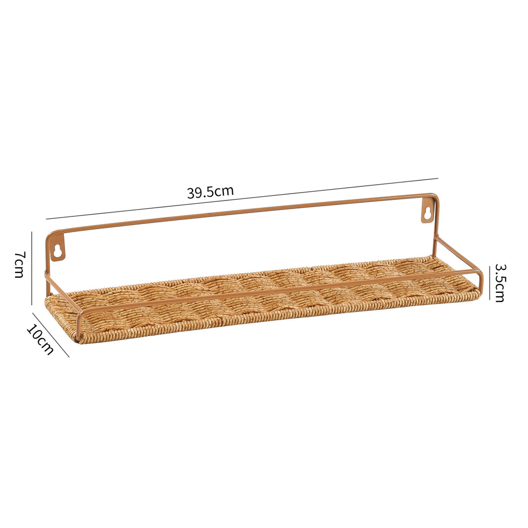Wall-Mounted Decorative Storage Shelf Bowlift