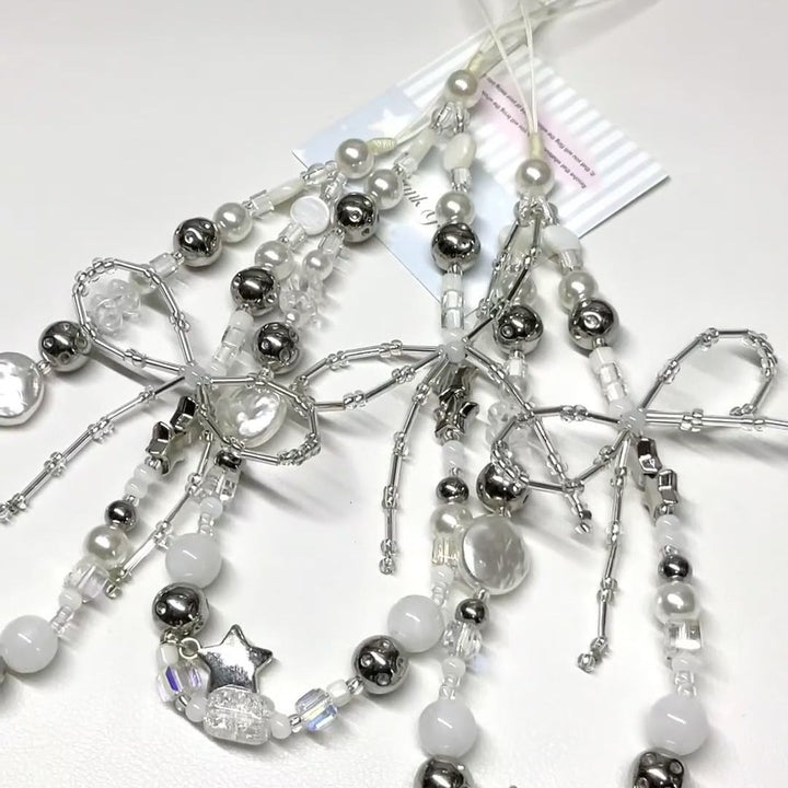 Decorative Star Pendant Beaded Necklace Bowlift
