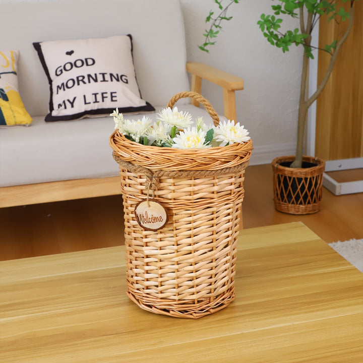 Woven Hanging Flower Basket Bowlift