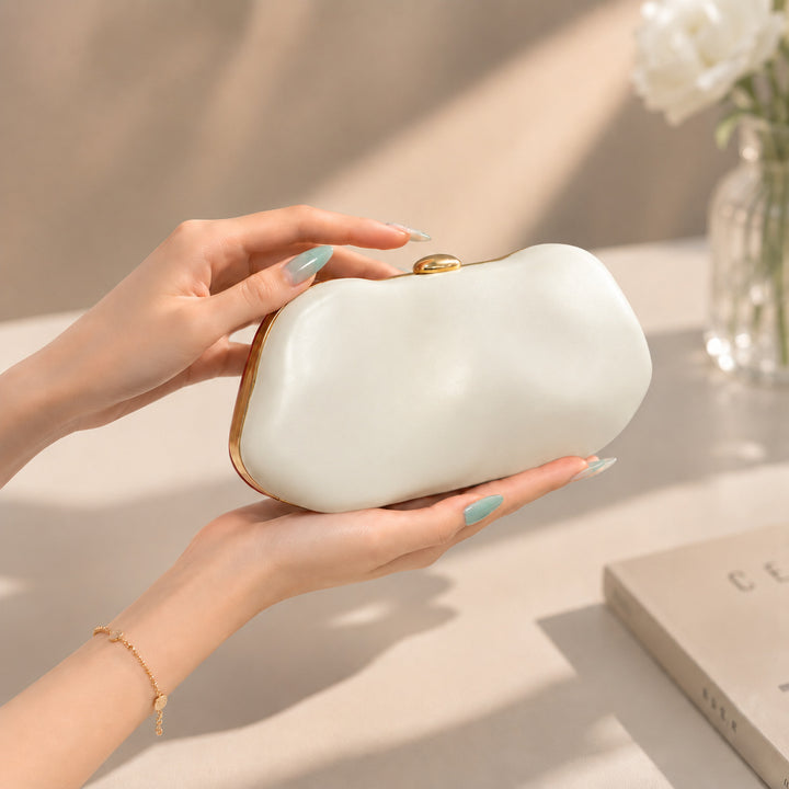 Artistic Leather Clutch