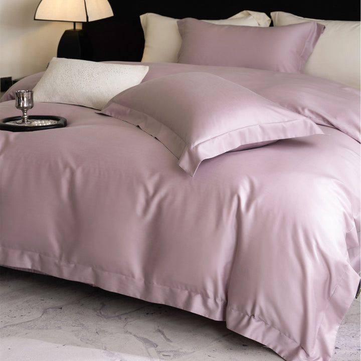 Silky Matte Microfiber Hypoallergenic Duvet Cover Set with Corner Tie System