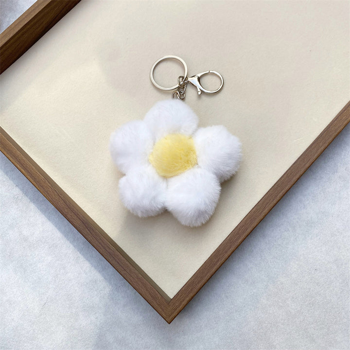 Floral Plush Keychain Bowlift