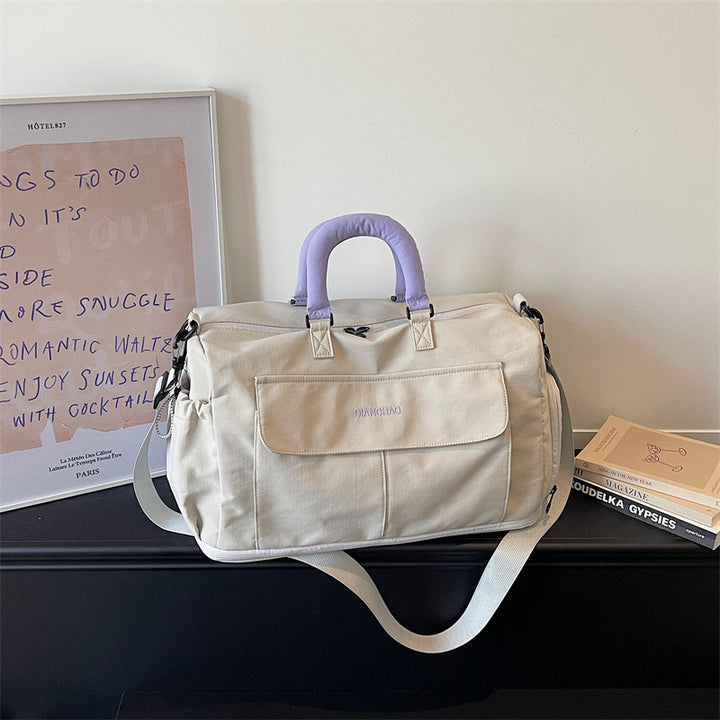 Stylish Canvas Weekender Duffle Bag Bowlift
