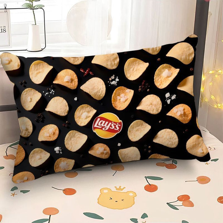 Playful Snack-Themed Decorative Throw Pillow