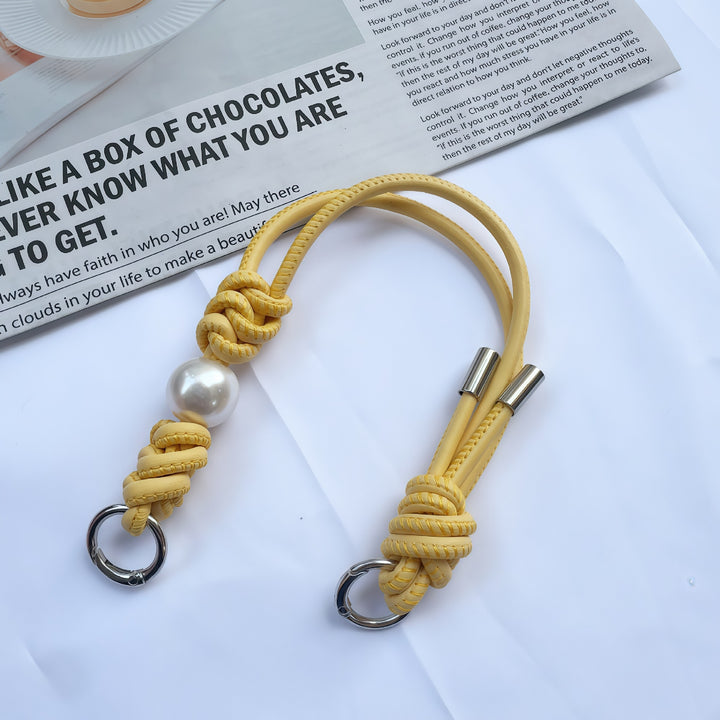 Elegant Braided Keyring Strap Bowlift