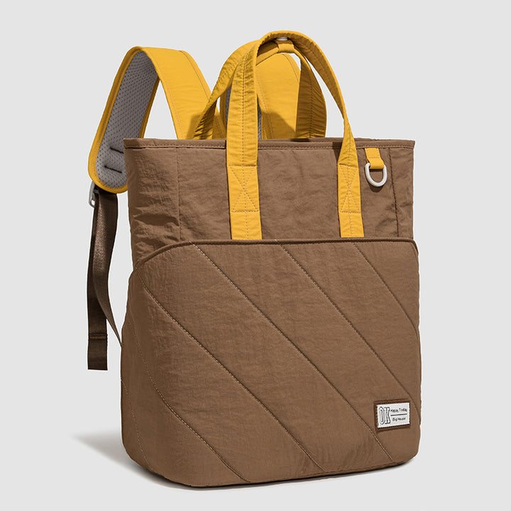 Quilted Versatile Backpack Bowlift