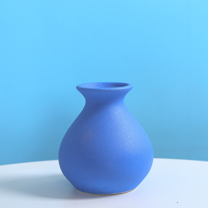 Modern Textured Decorative Ceramic Vase Bowlift