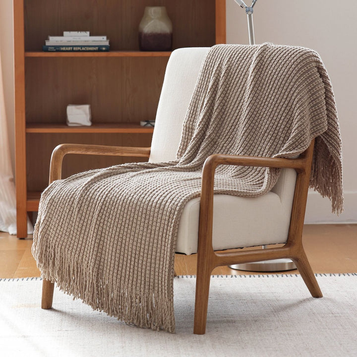 Cozy Knit Throw Blanket
