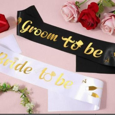 Women's Wedding Sash Set Bowlift