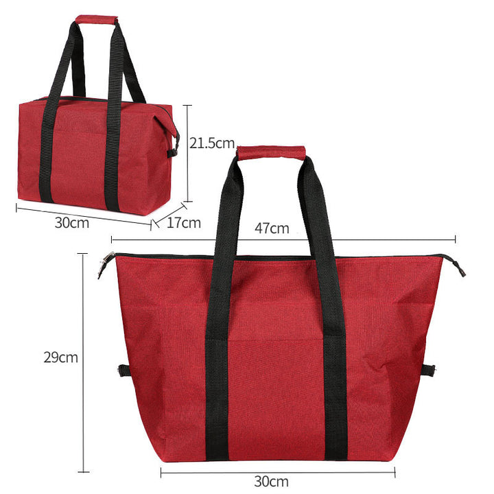 Women's cooler bag with expanded compartments Bowlift