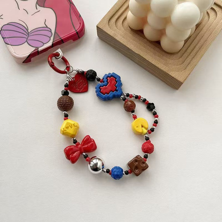 Playful Themed Craft Beaded Lanyard Bowlift