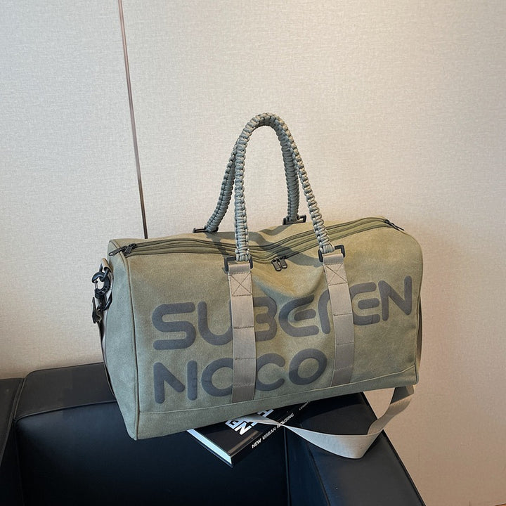 Durable Canvas Travel Duffel Bag Bowlift