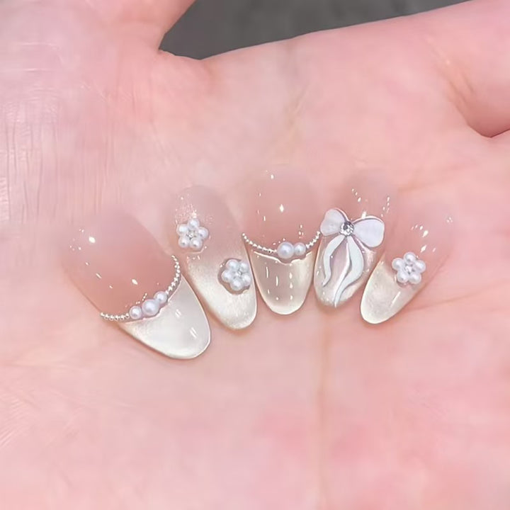 Glossy Square Tip Nail Enhancements