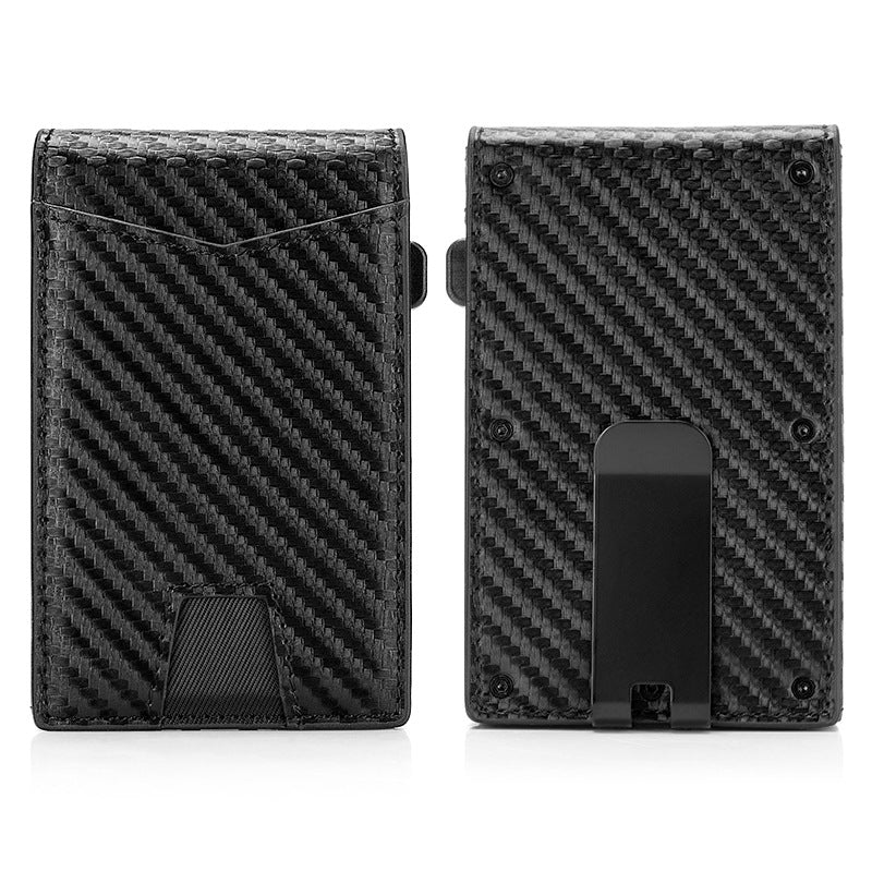 Carbon Fiber Wallet with Quick Access Cardholder Bowlift