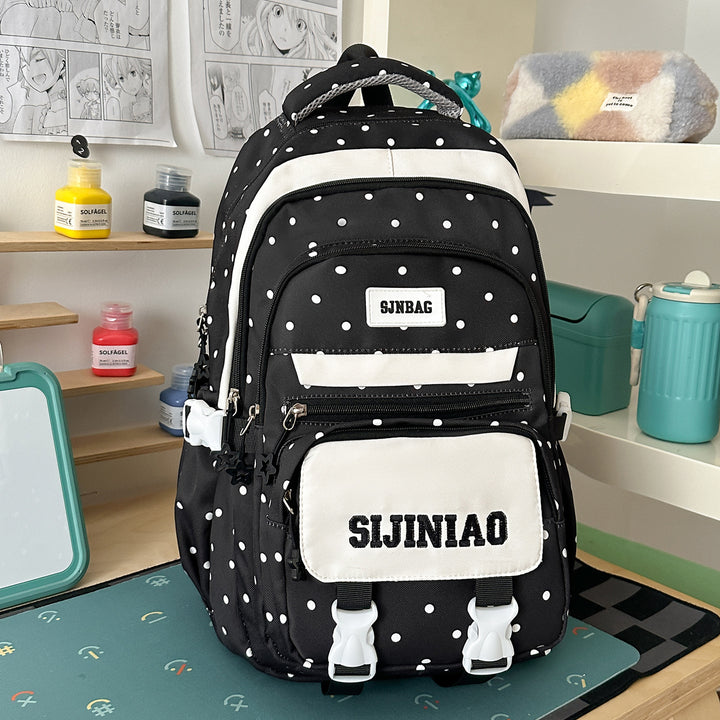 Adventurous Polka Dot Backpack Bowlift