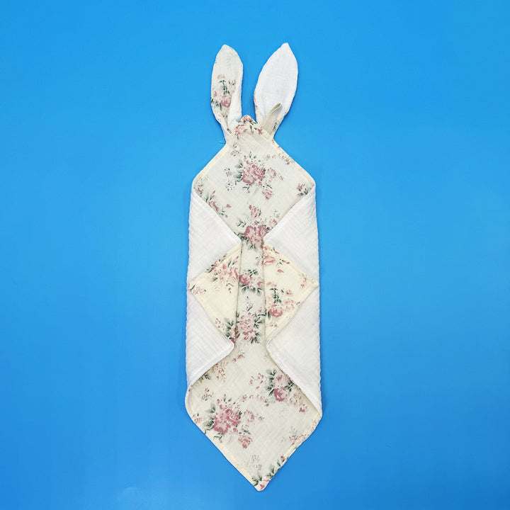 Floral Print Muslin Baby Bib Bowlift