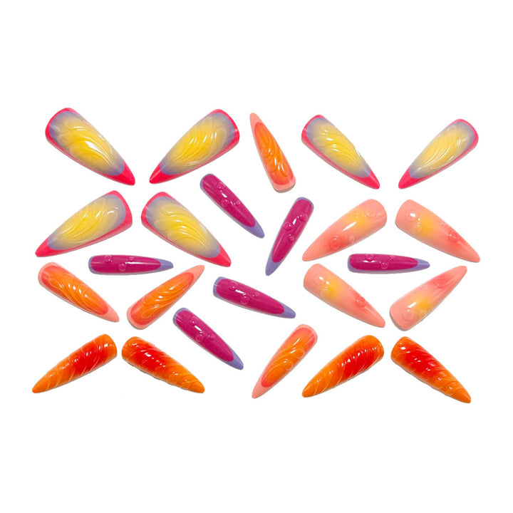 Creative Nail Tips with 3D Optics Bowlift