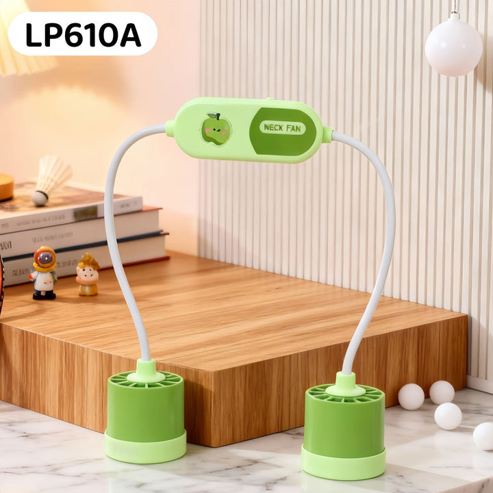 Women's Portable Neck Fan with Flexible Hose Bowlift