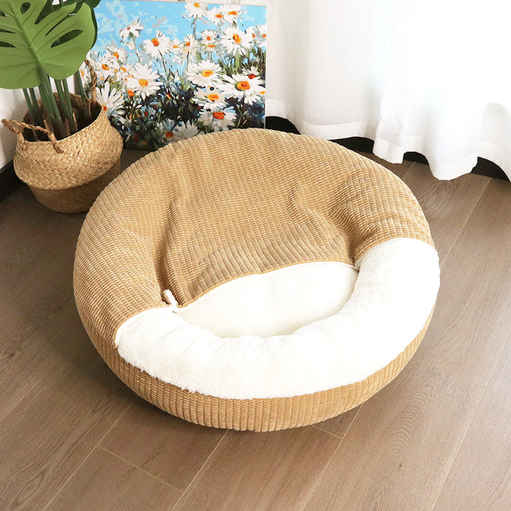 Luxurious Circular Plush dog Nest