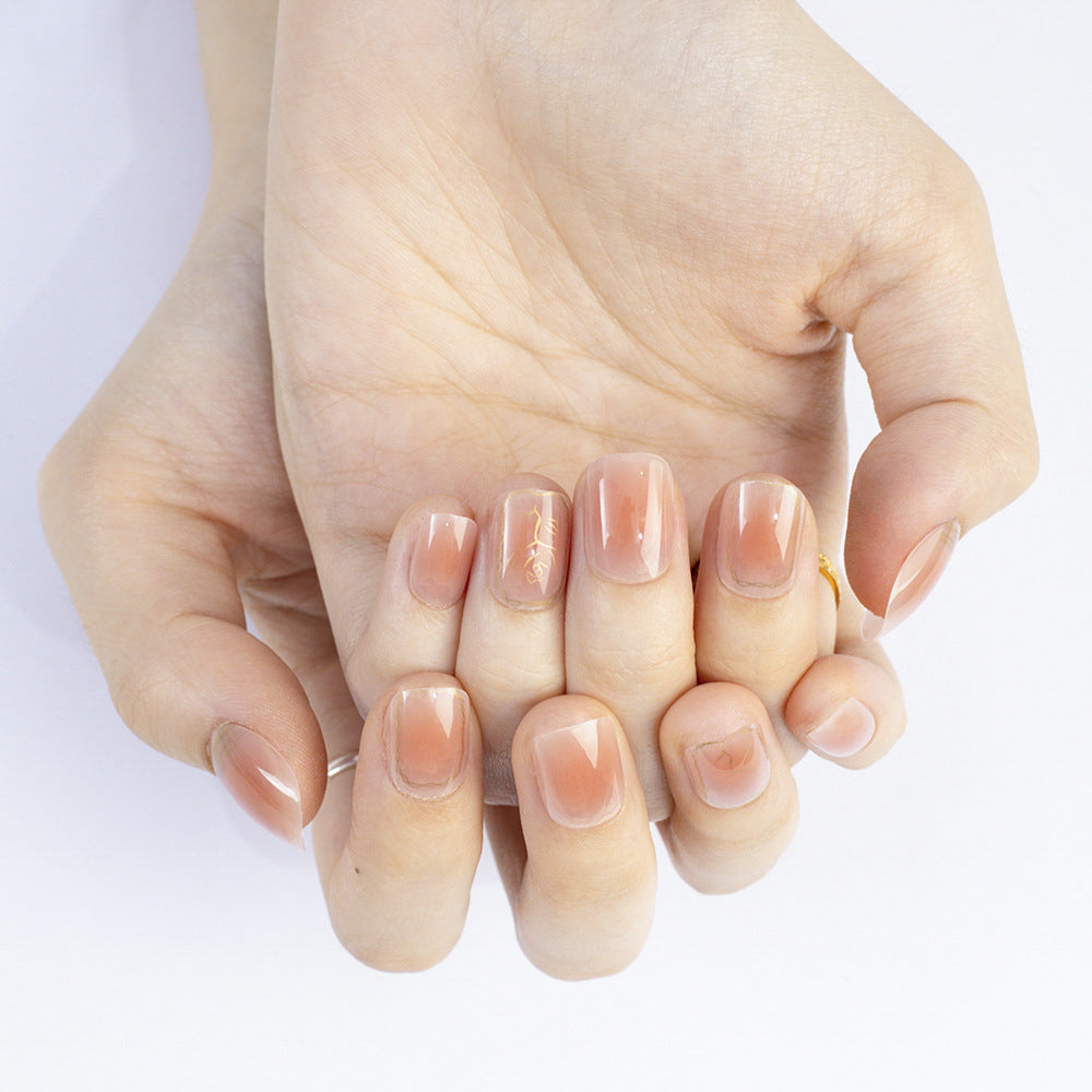 Elegant artificial nails with professional high-gloss finish Bowlift