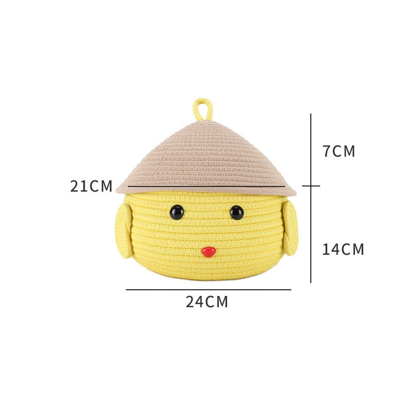 Cute Fruit-Shaped Storage Basket Bowlift