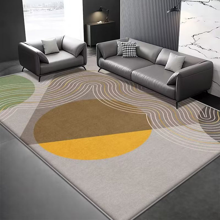 Modern Abstract Area Rug Bowlift