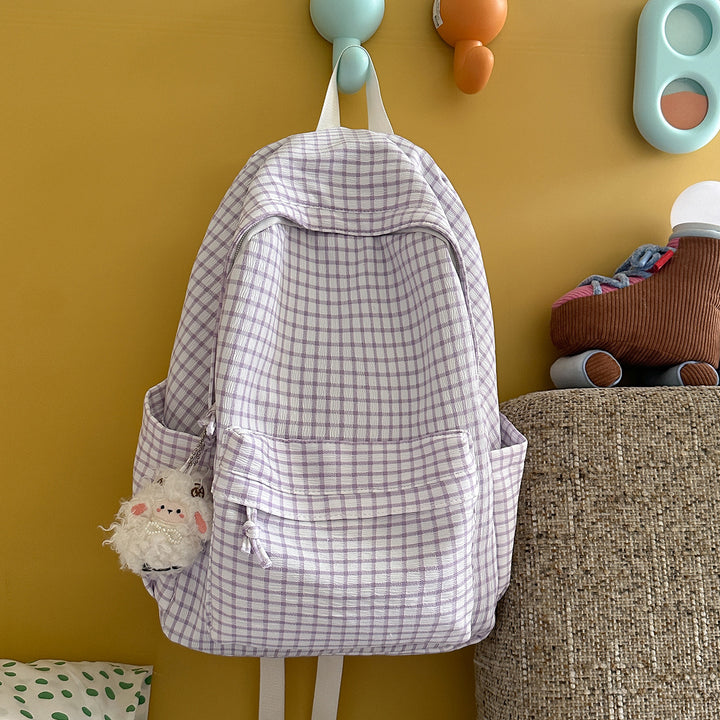 Textured Patterned Casual Backpack Bowlift