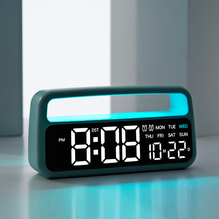 Digital radio alarm clock with multiple alarm functions Bowlift