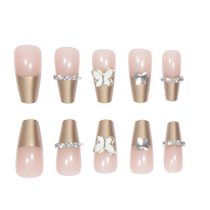 Artistic Press-On Nail Art Set Bowlift