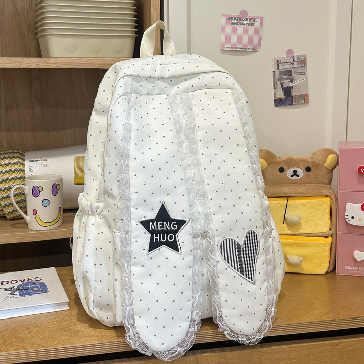 Playful Decorative Patchwork Backpack Bowlift