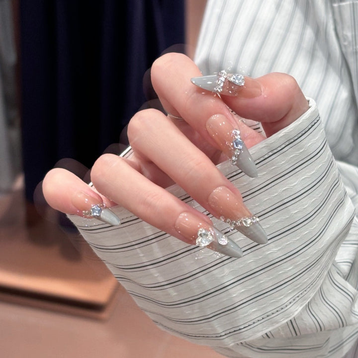 Enhanced Decorative Press-On Nails