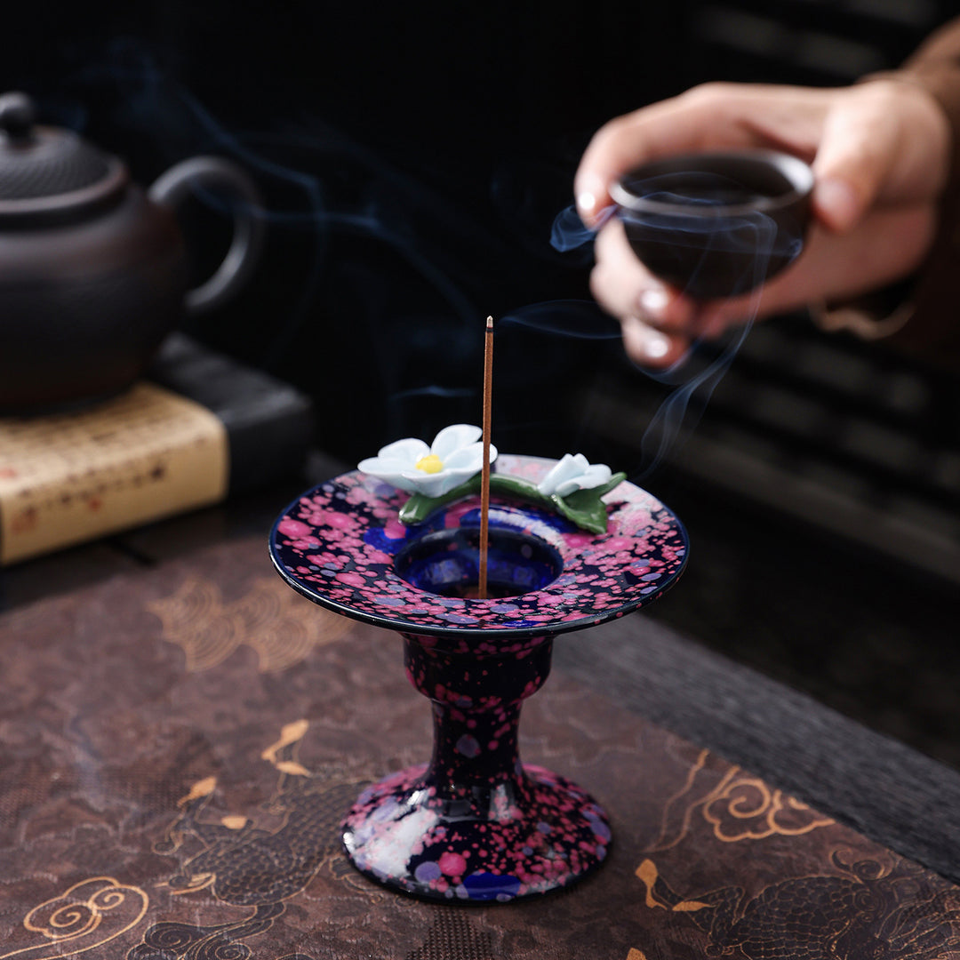 Decorative Lotus Flower Incense Holder