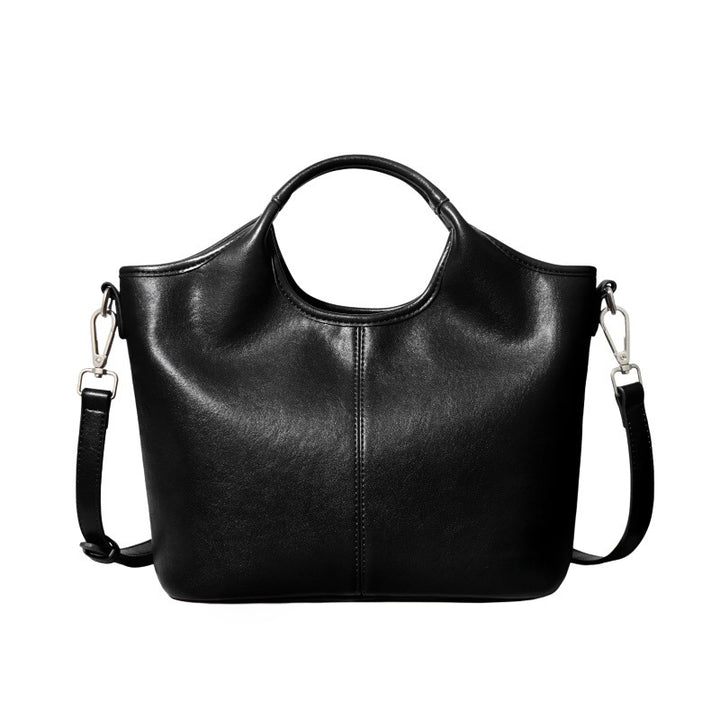 Handcrafted leather bag Bowlift