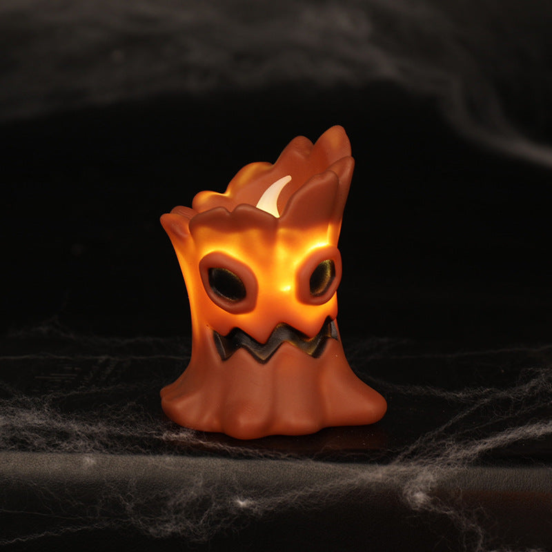 Decorative LED Pumpkin Candle Holder