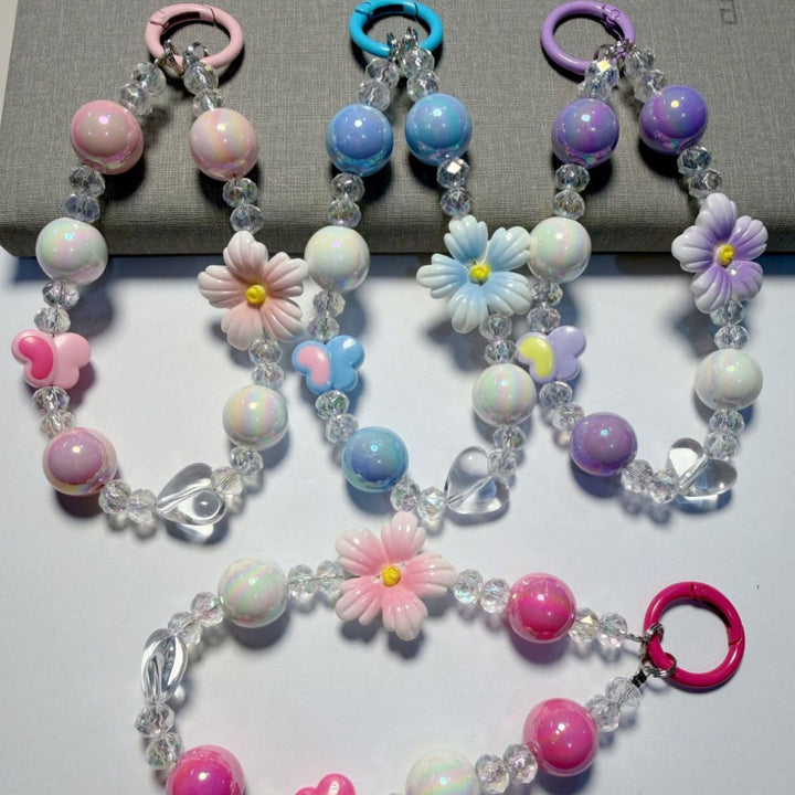 Beaded Charm Keychain Bowlift