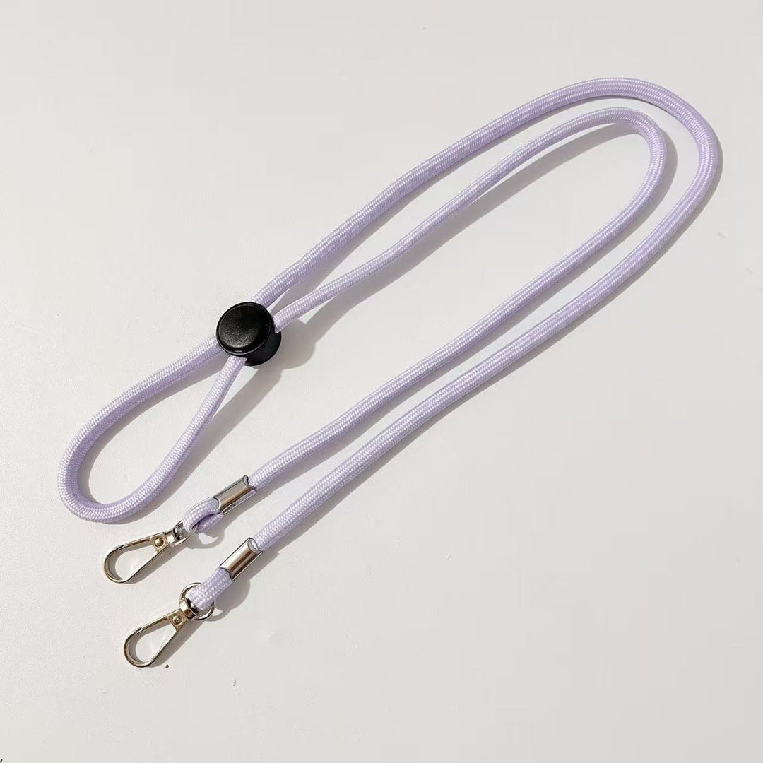 Adjustable Dual-Clip Utility Neck Lanyard Bowlift