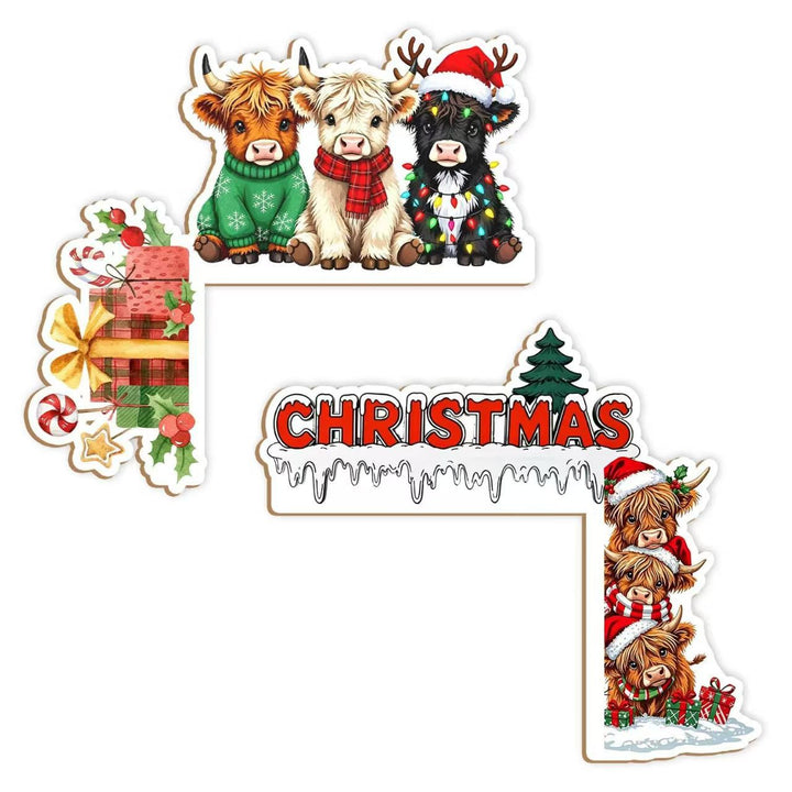 Festive Holiday Decorative Shelf Decor