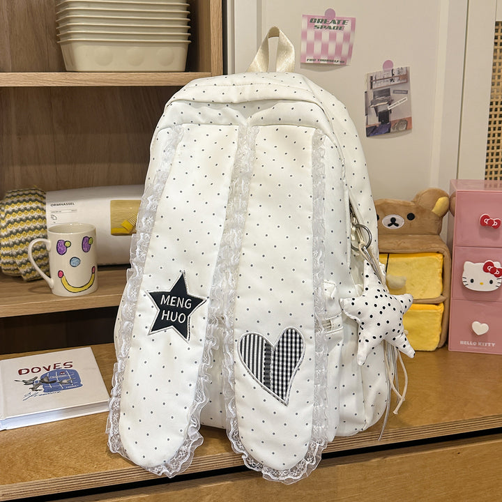 Playful Decorative Patchwork Backpack Bowlift