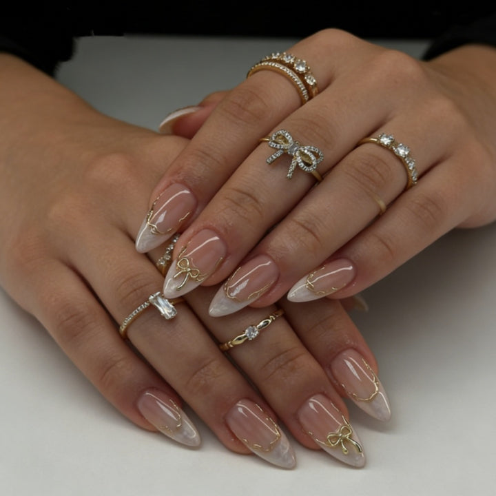 Elegant Stiletto Nail Art Set