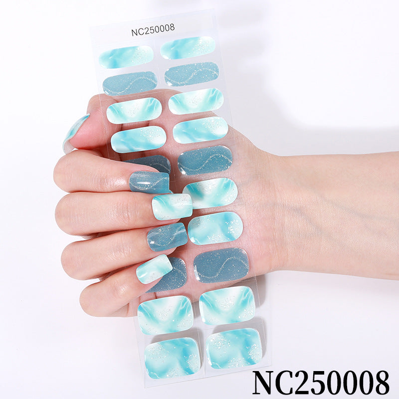 Glitter-Finish Nail Wraps