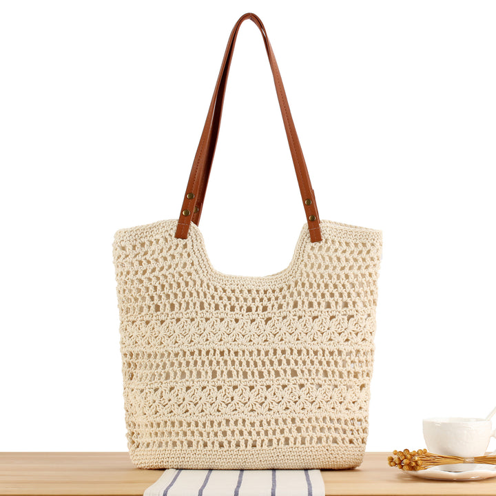 Macramé Handbag with Sturdy Handle Bowlift